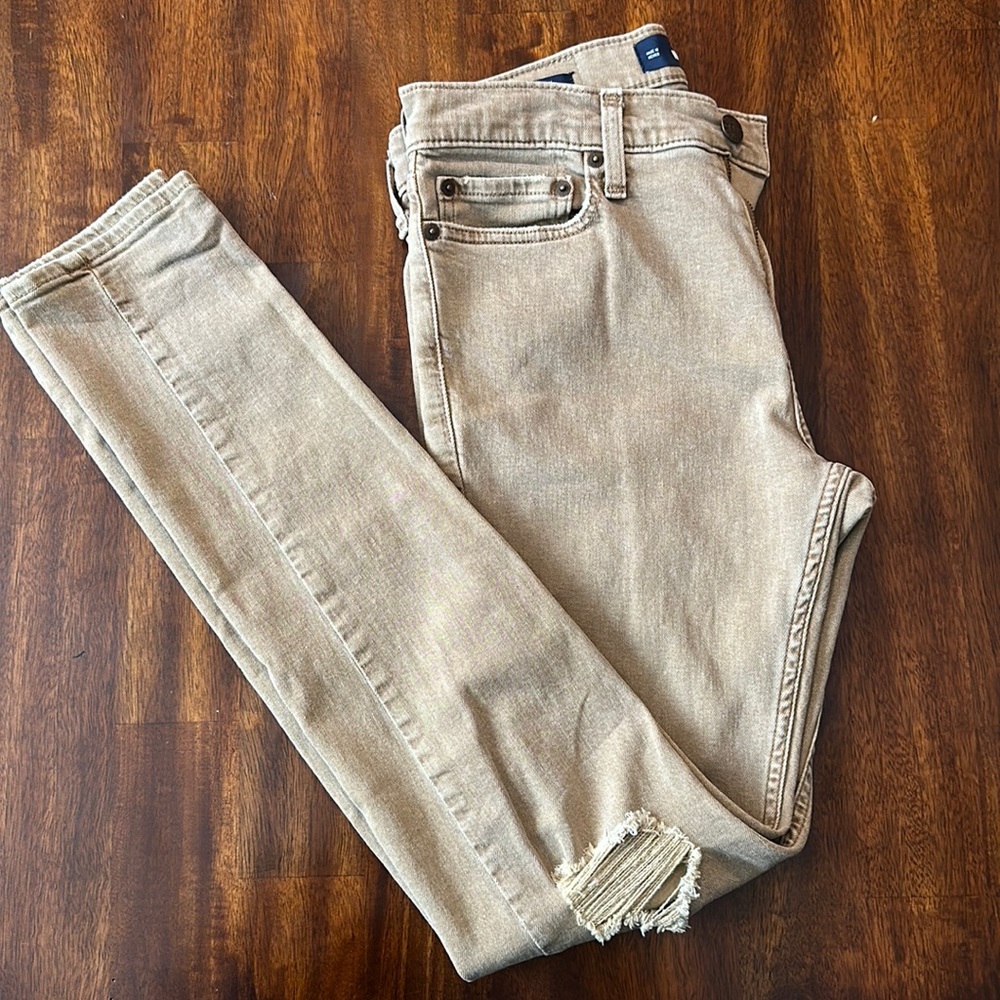Hollister Khaki/Denim Jean